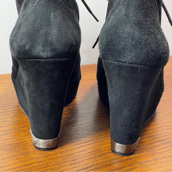 Vince Camuto Suede Wedge Ankle Boot - Picture 6 of 11